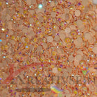 DMC 754 Peach Flesh LT - runde Steine - Aurora Borealis (AB) - Diamond Painting - Kreativsein.shop