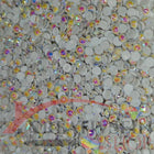 DMC 762 Pearl Grey VY LT - runde Steine - Aurora Borealis (AB) - Diamond Painting - Kreativsein.shop