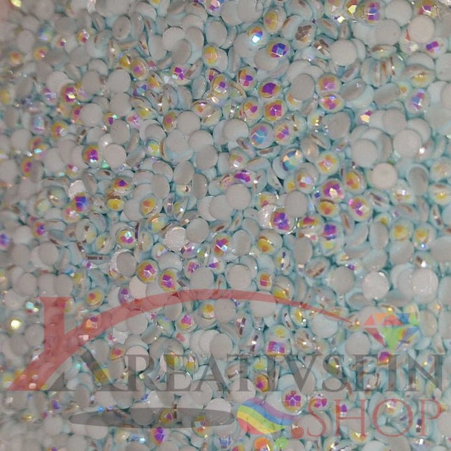 DMC 775 Baby Blue VY LT - runde Steine - Aurora Borealis (AB) - Diamond Painting - Kreativsein.shop