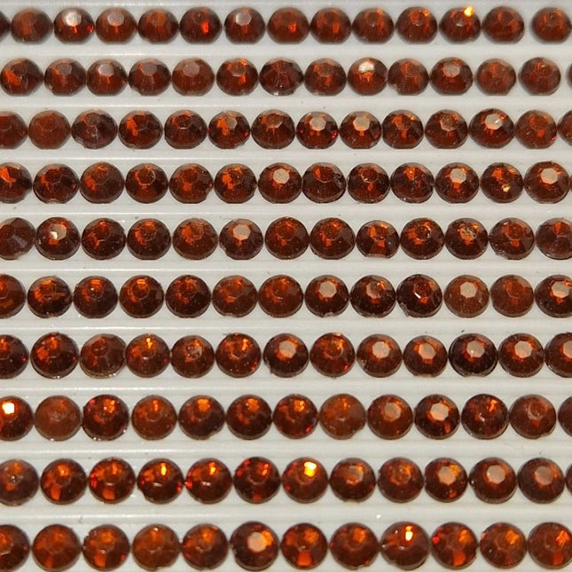 DMC 801 Coffee Brown DK - rund Steine - Strass - Diamond Painting - Kreativsein.shop