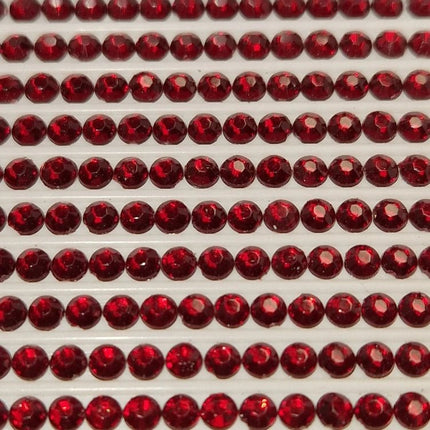 DMC 815 Garnet MED - rund Steine - Strass - Diamond Painting - Kreativsein.shop