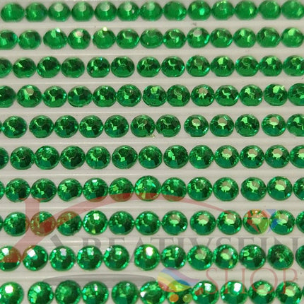 DMC 910 Emerald Green DK - rund Steine - Strass - Diamond Painting - Kreativsein.shop
