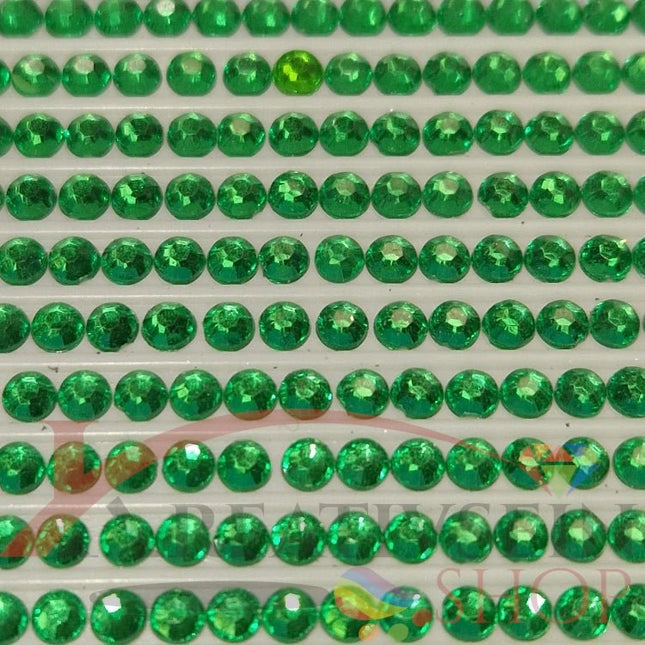 DMC 911 Emerald Green MED - rund Steine - Strass - Diamond Painting - Kreativsein.shop