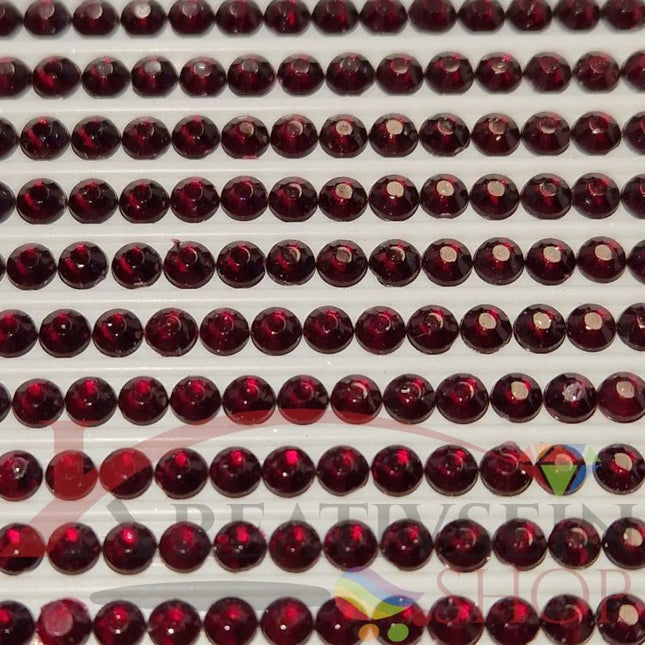 DMC 915 Plum DK - rund Steine - Strass - Diamond Painting - Kreativsein.shop