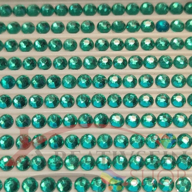 DMC 958 Sea Green DK - rund Steine - Strass - Diamond Painting - Kreativsein.shop