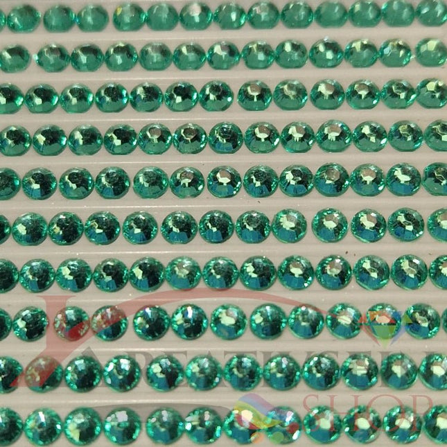 DMC 959 Sea Green MED - rund Steine - Strass - Diamond Painting - Kreativsein.shop
