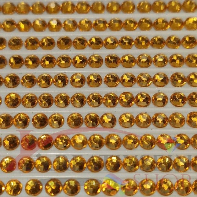 DMC 972 Canary DEEP - rund Steine - Strass - Diamond Painting - Kreativsein.shop
