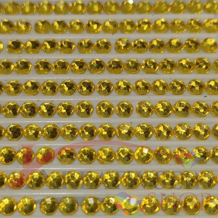 DMC 973 Canary BRIGHT - rund Steine - Strass - Diamond Painting - Kreativsein.shop