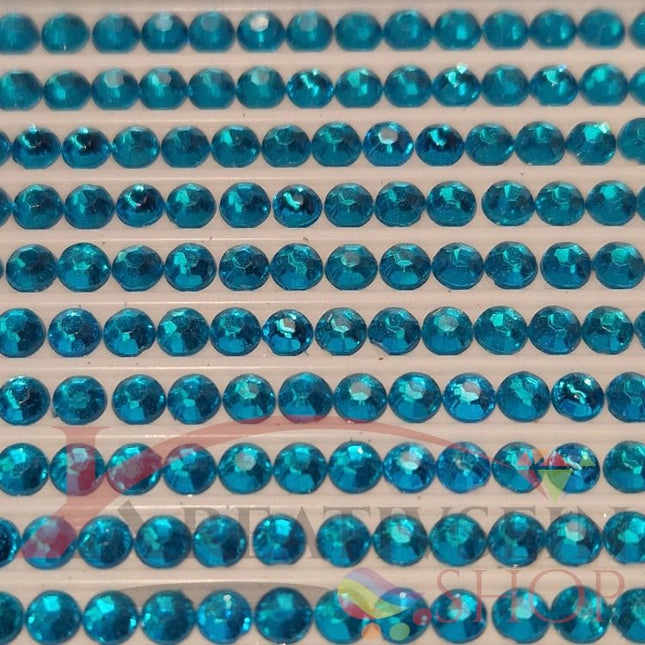 DMC 996 Electric Blue MED - rund Steine - Strass - Diamond Painting - Kreativsein.shop