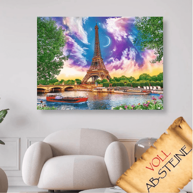 Eiffelturm an der Seine - Voll AB 5D DIY Diamond Painting - Kreativsein.shop