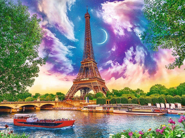 Eiffelturm an der Seine - Voll AB 5D DIY Diamond Painting - Kreativsein.shop