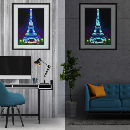 Eiffelturm - Glow in the Dark Diamond Painting - Kreativsein.shop