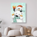 Eisbär mit Pinguin - 5D DIY Diamond Painting - Kreativsein.shop