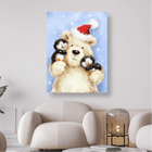 Eisbär mit Pinguinen - 5D DIY Diamond Painting - Kreativsein.shop