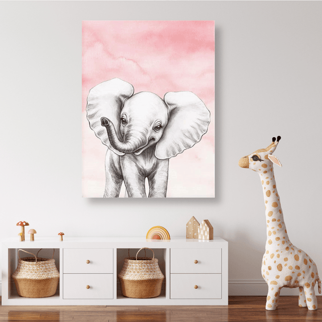 Elefant Motiv Kinderzimmer - 5D DIY Diamond Painting - Kreativsein.shop