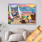 Erholsamer Tag am Meer - Voll AB 5D DIY Diamond Painting - Kreativsein.shop