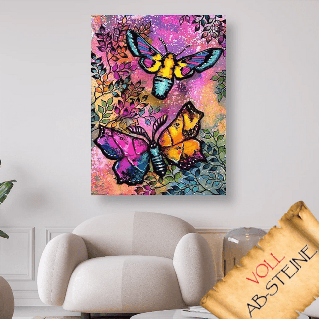 Falter und Schwärmer - Voll AB 5D DIY Diamond Painting - Kreativsein.shop