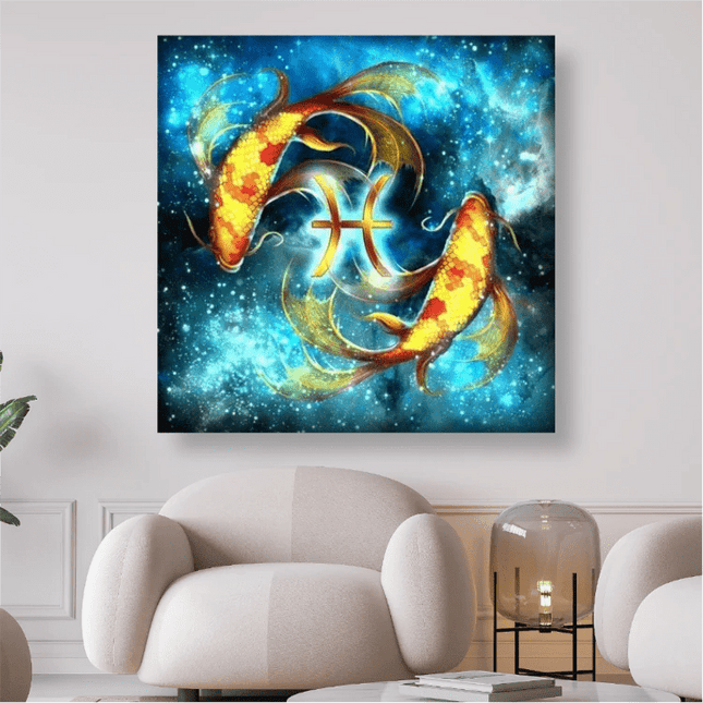 Fische Sternzeichen - 5D DIY Diamond Painting - Kreativsein.shop