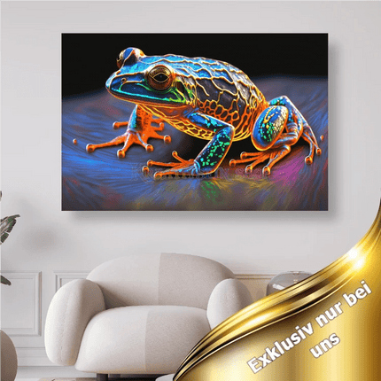 Frosch in Regenbogenfarben - 5D DIY Diamond Painting - Kreativsein.shop