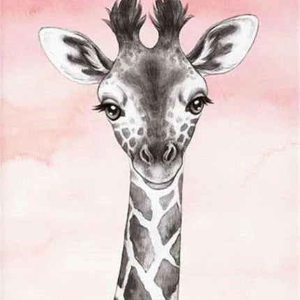 Giraffe Motiv Kinderzimmer - 5D DIY Diamond Painting - Kreativsein.shop