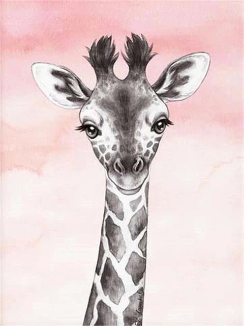 Giraffe Motiv Kinderzimmer - 5D DIY Diamond Painting - Kreativsein.shop