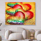 Herzen in Regenbogenfarben - 5D DIY Diamond Painting - Kreativsein.shop