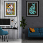 Katze 2 - Glow in the Dark Diamond Painting - Kreativsein.shop