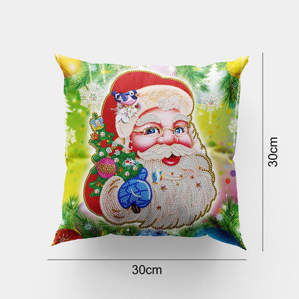 Kissenbezug Weihnachtsmann - Diamond Painting - Kreativsein.shop