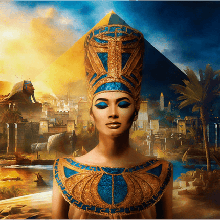 Kleopatra Pharao Ägypten - 5D DIY Diamond Painting - Kreativsein.shop