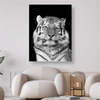 Kopf des Tigers in schwarz/weiss - 5D DIY Diamond Painting - Kreativsein.shop