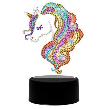 LED Lampe Einhorn - Diamond Painting - Kreativsein.shop