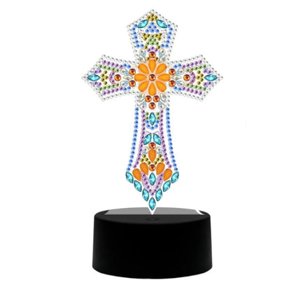 LED Lampe Kreuz - Diamond Painting - Kreativsein.shop