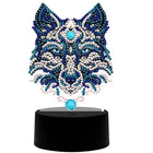 LED Lampe Wolfskopf - Diamond Painting - Kreativsein.shop