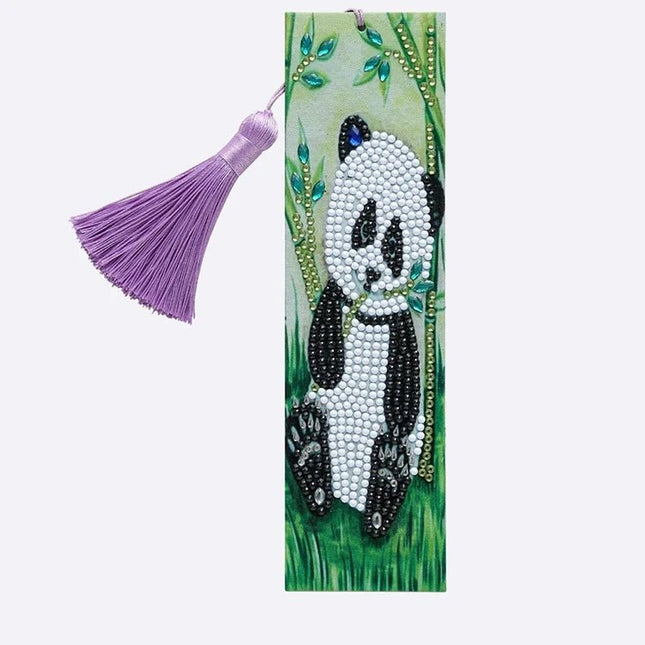 Lesezeichen Panda - Diamond Painting - Kreativsein.shop