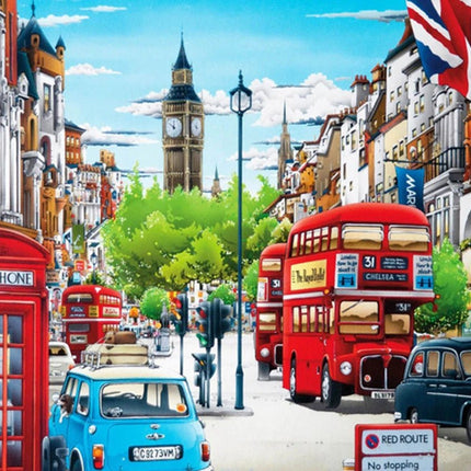 Londen mit der Big Ben - Voll AB 5D DIY Diamond Painting - Kreativsein.shop