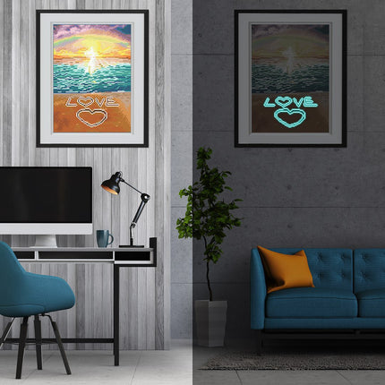 Love - Glow in the Dark Diamond Painting - Kreativsein.shop