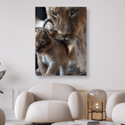 Löwenjunges mit Mutter - 5D DIY Diamond Painting - Kreativsein.shop