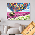 Luftballons und das Haus - Voll AB 5D DIY Diamond Painting - Kreativsein.shop