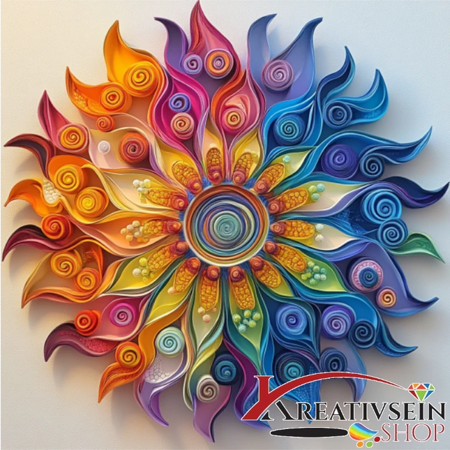 Mandala 9 - Malen nach Zahlen