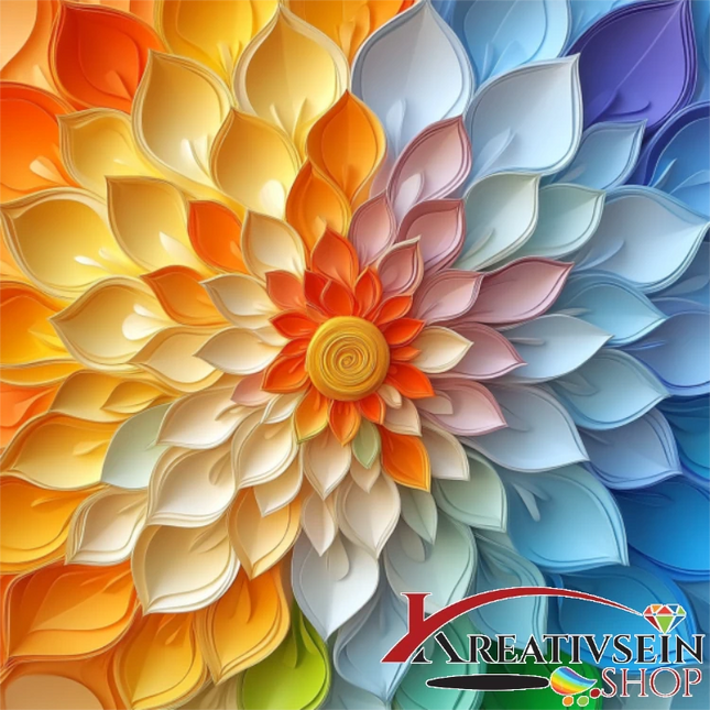 Mandala 7 - Malen nach Zahlen