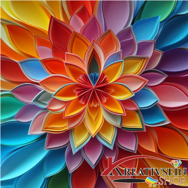 Mandala 6 - Malen nach Zahlen