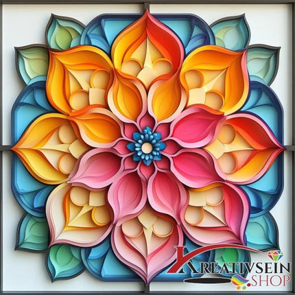 Mandala 2 - 5D DIY Diamond Painting - Kreativsein.shop