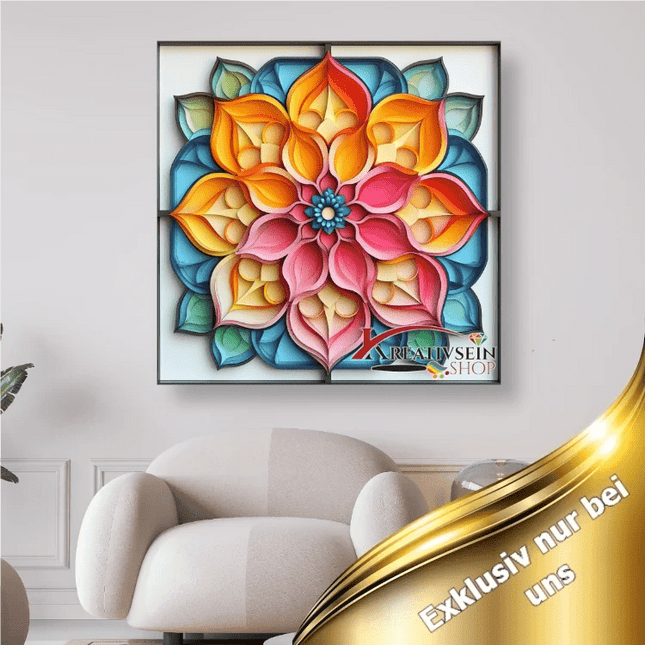 Mandala 2 - 5D DIY Diamond Painting - Kreativsein.shop