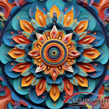 Mandala 4 - 5D DIY Diamond Painting - Kreativsein.shop