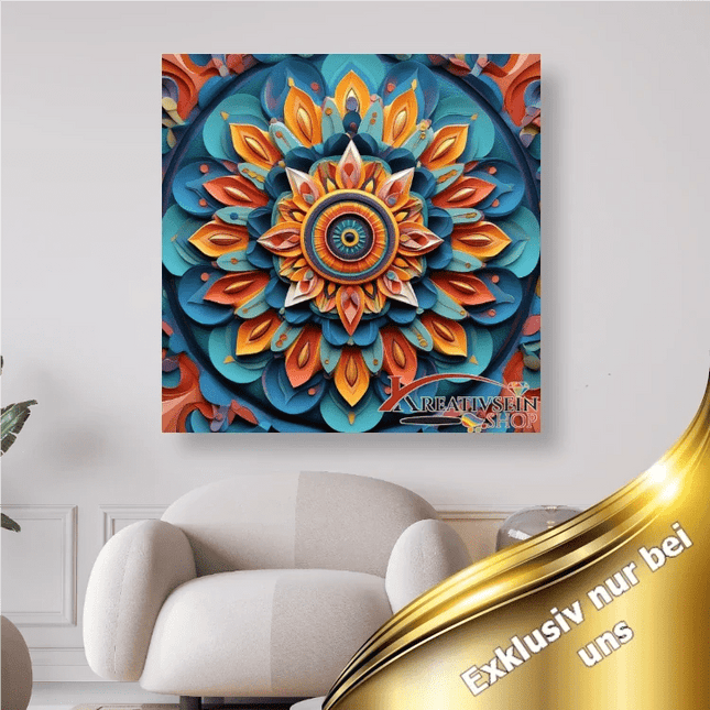 Mandala 4 - 5D DIY Diamond Painting - Kreativsein.shop