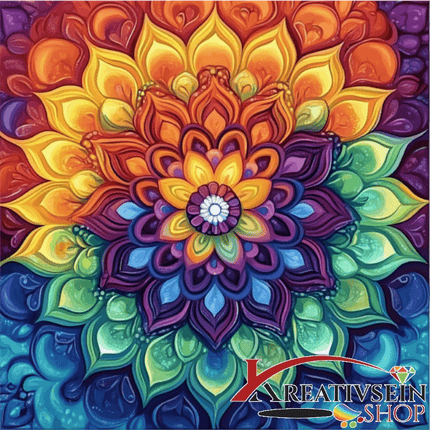 Mandala 5 - Malen nach Zahlen - Kreativsein.shop