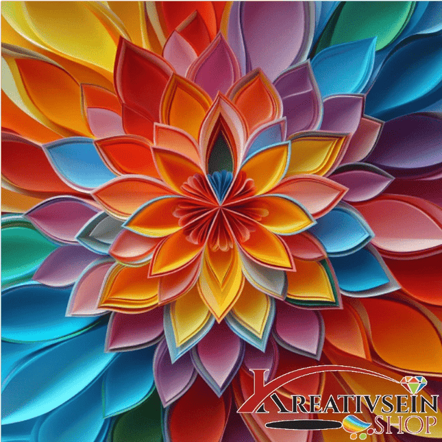 Mandala 6 - Malen nach Zahlen - Kreativsein.shop