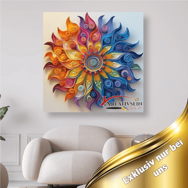 Mandala 9 - 5D DIY Diamond Painting - Kreativsein.shop