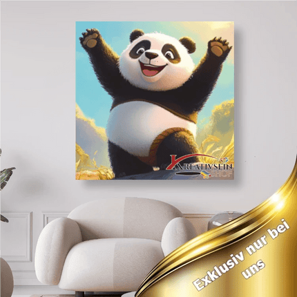 Panda hier bin ich - 5D DIY Diamond Painting - Kreativsein.shop