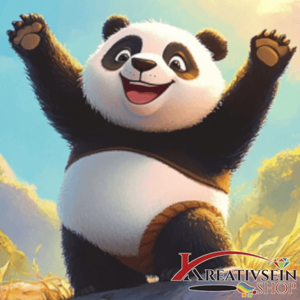 Panda hier bin ich - 5D DIY Diamond Painting - Kreativsein.shop